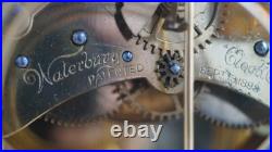Antique C 1905 Waterbury TOULON Crystal Regulator Mantle Clock VIDEO BEAUTY Antique C 1905 Waterbury TOULON Crystal Regulator Mantle Clock VIDEO BEAUTY