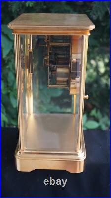 Antique C 1905 Waterbury TOULON Crystal Regulator Mantle Clock VIDEO BEAUTY Antique C 1905 Waterbury TOULON Crystal Regulator Mantle Clock VIDEO BEAUTY