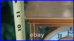 Antique C 1905 Waterbury TOULON Crystal Regulator Mantle Clock VIDEO BEAUTY Antique C 1905 Waterbury TOULON Crystal Regulator Mantle Clock VIDEO BEAUTY