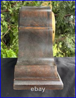 Antique C 1910s Gilbert Tambour Mantle Clock RUNS GOOD VIDEO BRASS HANDS Antique C 1910s Gilbert Tambour Mantle Clock RUNS GOOD VIDEO BRASS HANDS