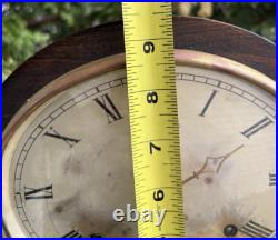 Antique C 1910s Gilbert Tambour Mantle Clock RUNS GOOD VIDEO BRASS HANDS Antique C 1910s Gilbert Tambour Mantle Clock RUNS GOOD VIDEO BRASS HANDS