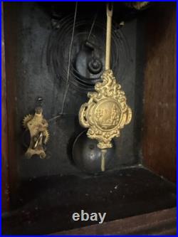 Antique C 1912 Waterbury FESTUS Mantle Clock & ALARM ALL ORIGINAL -with Key