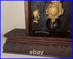 Antique C 1912 Waterbury FESTUS Mantle Clock & ALARM ALL ORIGINAL -with Key