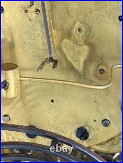 Antique C 1913 Seth Thomas EMPIRE #306 Crystal Regulator Clock RUNS GOOD VIDEO