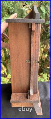 Antique C 1932 Sessions Gable #3 Cabinet Mantle Clock With ALARM SEE VIDEO