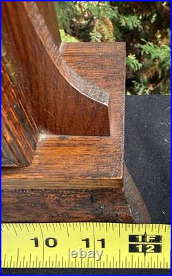 Antique C 1932 Sessions Gable #3 Cabinet Mantle Clock With ALARM SEE VIDEO