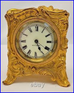 Antique Carved Stand Shelf Mantel Clock SethThomas