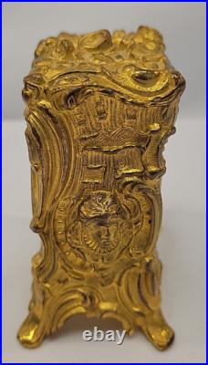 Antique Carved Stand Shelf Mantel Clock SethThomas