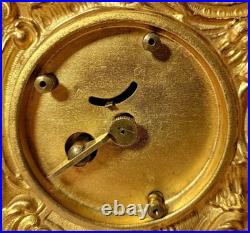 Antique Carved Stand Shelf Mantel Clock SethThomas
