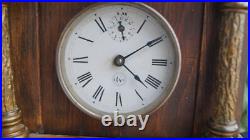 Antique Circa 1890 1910 C&G Co Bell Top Mantle Alarm Clock UNUSUAL RUNS Antique Circa 1890 1910 C&G Co Bell Top Mantle Alarm Clock UNUSUAL RUNS