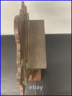 Antique Circa 1906-7 Seth Thomas Metal Series #4 Oak Parlor Clock Working