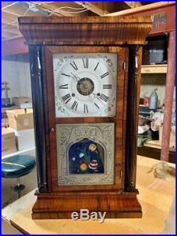 Antique Civil War Era Seth Thomas Half Column Ogee OG clock