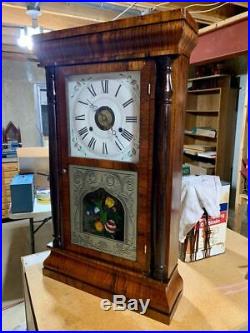 Antique Civil War Era Seth Thomas Half Column Ogee OG clock