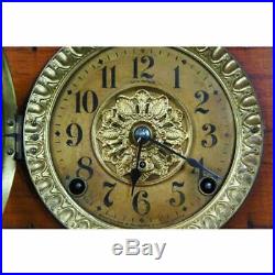 Antique Clock Mantel Imperial Royal Italian Mantle Brass Bronze Bonn Ansonia Use