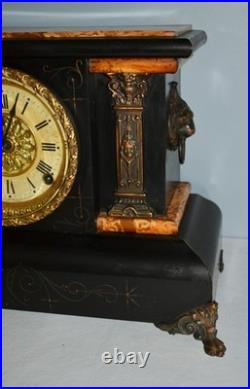 Antique Decorative Ornate Seth Thomas Victorian Mantel Clock
