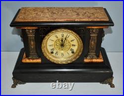 Antique Decorative Ornate Seth Thomas Victorian Mantel Clock
