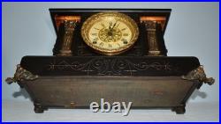 Antique Decorative Ornate Seth Thomas Victorian Mantel Clock