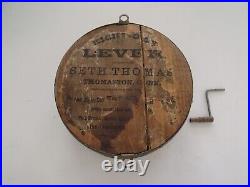 Antique Eight Day Lever Seth Thomas, Thomaston, Conn. Brass Ships Clock