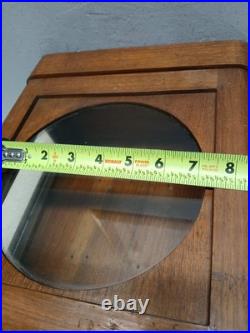 Antique German Wood Wall Weight Clock, Case Only- 35 Tall Antique German Wood Wall Weight Clock, Case Only- 35 Tall