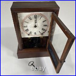 Antique Late 1800's Seth Thomas Cottage Eight Day Spring Clock NOT Working