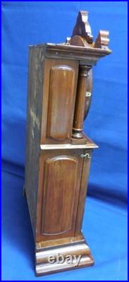 Antique Mantel/shelf Clock E Ingraham Double Dial Calendar Walnut 8 Day T/s Antique Mantel/shelf Clock E Ingraham Double Dial Calendar Walnut 8 Day T/s