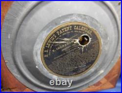 Antique Mantel/shelf Clock E Ingraham Double Dial Calendar Walnut 8 Day T/s Antique Mantel/shelf Clock E Ingraham Double Dial Calendar Walnut 8 Day T/s