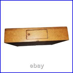 Antique Mechanical Seth Thomas 15.5 Oak Wood Wall Clock