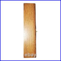 Antique Mechanical Seth Thomas 15.5 Oak Wood Wall Clock