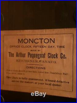 Antique Moncton Novelty clock CN Railroad