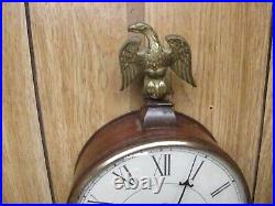 Antique Original Seth Thomas Banjo Wall Clock withKey8 Day Key WindWorking