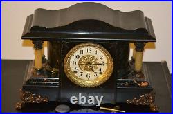 Antique Original Seth Thomas Clock Mantel Sucile Good Running Condition