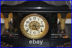 Antique Original Seth Thomas Clock Mantel Sucile Good Running Condition