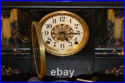 Antique Original Seth Thomas Clock Mantel Sucile Good Running Condition
