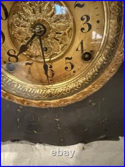 Antique Original Seth Thomas Clock Mantel Sucile Good Running Condition