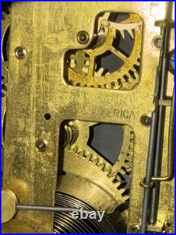 Antique Original Seth Thomas Clock Mantel Sucile Good Running Condition