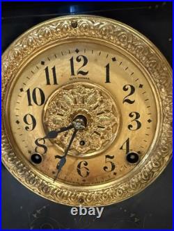 Antique Original Seth Thomas Clock Mantel Sucile Good Running Condition