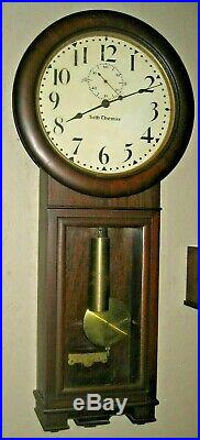 Antique Original Seth Thomas No 2 Wall Regulator Clock Clean Working #2 Complete