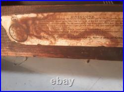 Antique Rosewood Seth Thomas 6 column Adamantine Mantle Clock Working Condition