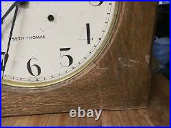 Antique SETH THOMAS 30 Day Wall Clock 86 Movement 19x19x5