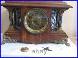 Antique SETH THOMAS Mantle Clock Works Perfectly and Chimes! Original Molde