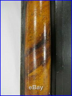 Antique SETH THOMAS OGEE CLOCK OG Shelf Mantel Pillar REVERSE PAINTED weights