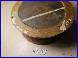 Antique SETH THOMAS U. S. Navy Boat Clock WWII Brass Restoration Project U Fix It