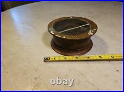 Antique SETH THOMAS U. S. Navy Boat Clock WWII Brass Restoration Project U Fix It