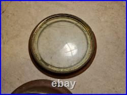 Antique SETH THOMAS U. S. Navy Boat Clock WWII Brass Restoration Project U Fix It