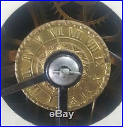 Antique SETH THOMAS WALL CLOCK Wood Mahogany Pendulum Mechanical Bird ADJUSTMENT