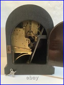 Antique SETH Thomas 8 Day Sonora Chime Mantle Clock. 2 Movement/4 Rod. Works