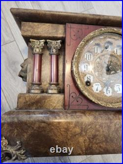 Antique Sessions Mantle Clock #102 L MADE BY SETH THOMAS CLOCK CO FOR