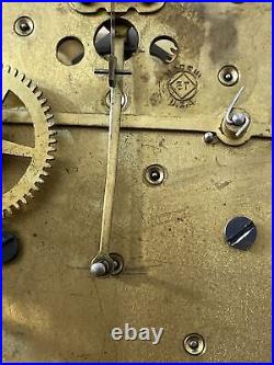 Antique Seth Thomas 113B Westminster Chime Clock Movement For Tallcase Or Wall