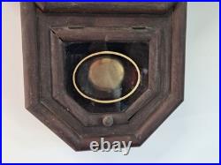 Antique Seth Thomas 12 Drop Octagon Wall Clock Time Only 8-Day Schoolhouse Runs