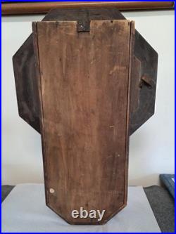 Antique Seth Thomas 12 Drop Octagon Wall Clock Time Only 8-Day Schoolhouse Runs